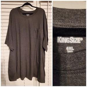KingSize Short Sleeve Pocket T-shirt 6XL Tall